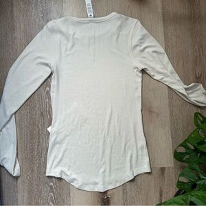 Lululemon Hold Tight Long Sleeve Romper- Bone